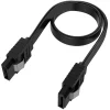 SATA Cable (6 Gbit/s) – Straight Data Cable with Locking Latch for HDD, SSD, CD, and DVD Drives