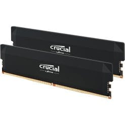 ذاكرة Crucial Pro Overclocking لسطح المكتب بسعة 32GB (2x16GB) DDR5 وبتردد 6000MHz وC36 وUDIMM – أسود