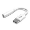 Type C to 3.5mm USB Type C Female AUX Jack Audio Converter – For Headphone, Charging Adapter, White