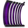 Antec Power Supply Sleeved Cable Kit, 24pin ATX, 4+4pin EPS, 8-pin PCI-E, 6pin PCI-E, 30cm Length with Combs – Purple-Black