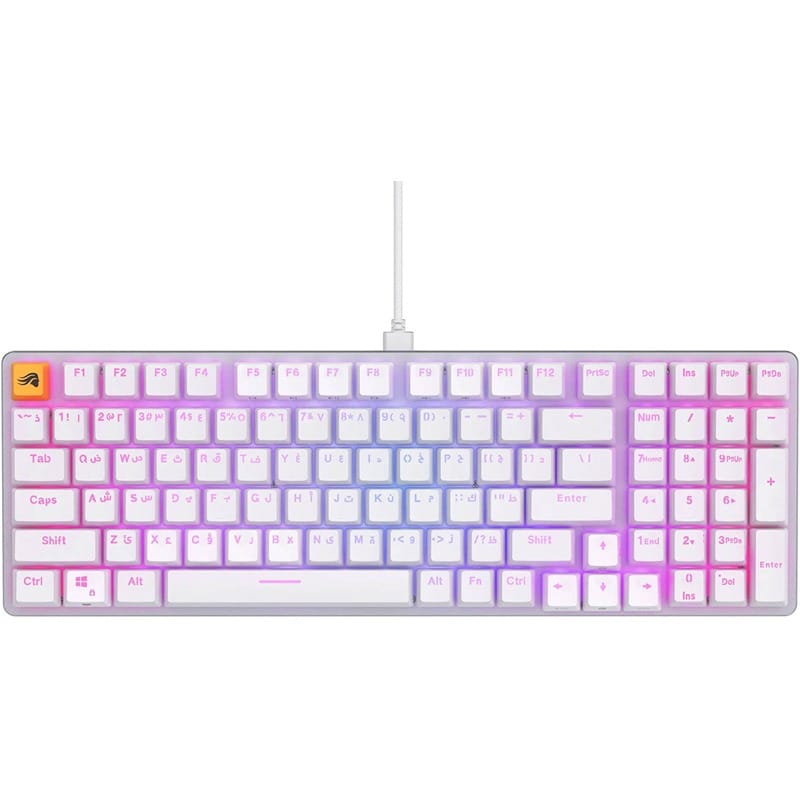 Glorious Wired Mechanical Keyboard - White | Now in Bahrain