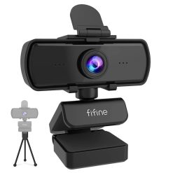 Fifine 2K Webcam Bahrain – 1440P HD Camera with Dual Mic