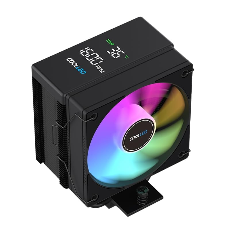 COOLLEO B40S All Black ARGB CPU Cooler