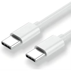 Data Cable - Type C to Type C, White, 1 Meter