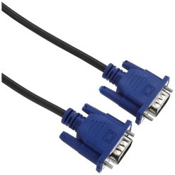 VGA Cable 1.5M Blue V18 - High-Quality Video Transmission Cable for Monitors, Projectors, and Laptops