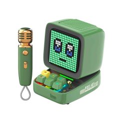 Divoom Ditoo-Mic Retro Pixel Art Bluetooth Speaker Green