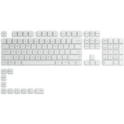 Gloriouses PBT White Key Caps for Mechanical Keyboard - 114 Key Caps Set GLO-KC-GPBT-W KB675