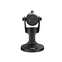 Twisted Minds W108 USB Microphone (With Stand) – Dynamic RGB Lighting, Sleek Black Design, Professional Sound Quality for Streamers and Gamers