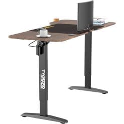 Comfortable T-shaped design with ample space and sturdy steel frame