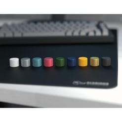 Glorious GMMK Pro Rotary Knobs Keyboard Accessory – Electrophoresis Finish, Omnidirectional, Infinite Scroll, E-White | GLO-ACC-P75-RK-EW