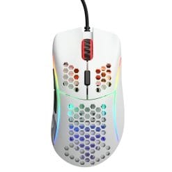 Flexible Ascended Cord of Model D RGB Matte White gaming Mouse