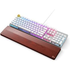 Glorious White Ice Edition Hot-Swappable Mechanical Keyboard
