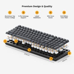 Glorious GMMK 2 Barebones Kit RGB Mechanical Keyboard Bahrain