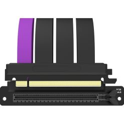 Cooler Master 200mm PCIe 3.0 Riser Cable – EMI Shielded, 30AWG High-Speed Transmission, ABS Casing, Black