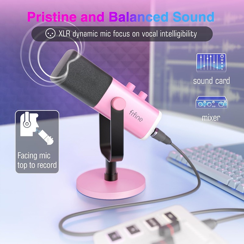FIFINE AM8P RGB Gaming Microphone Bahrain
