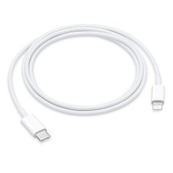 Data Cable - USB Type-C to Lightning, White, 1 Meter