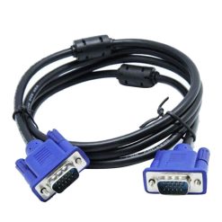 VGA Cable 1.5M Blue V18 - High-Quality Video Transmission Cable for Monitors, Projectors, and Laptops