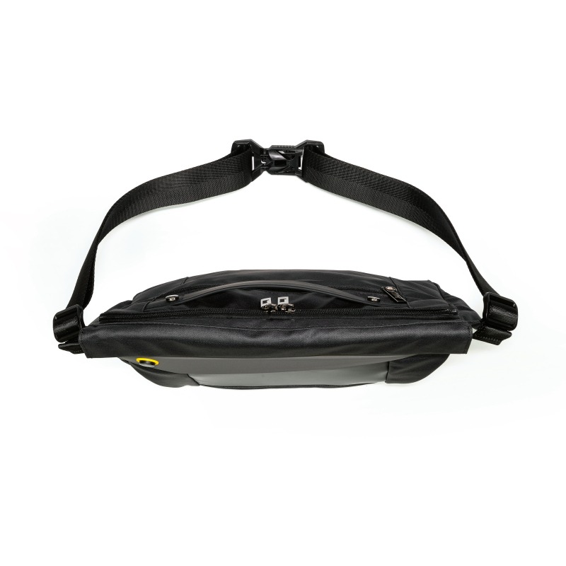Divoom Pixoo Sling Bag - Black, 90100058196 | Customizable LED Display, Waterproof, Multiple Pockets, Soft Rubber Grip Handle - Image 2