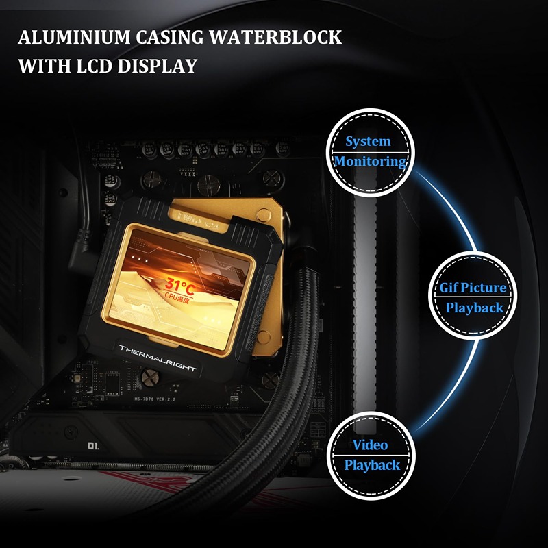 Dual Fan Thermalright Frozen Warframe 240 AIO CPU Cooler