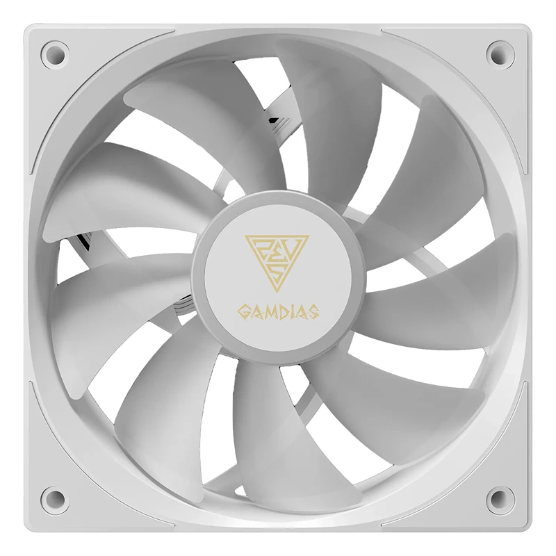 GAMDIAS 240mm AIO White cooler with hidden cable design