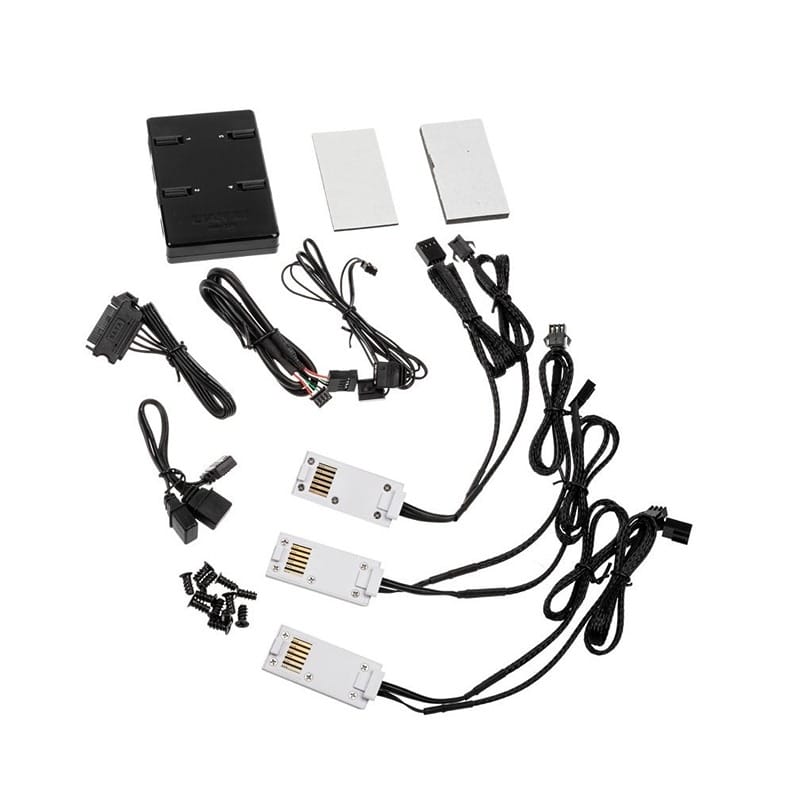 Lian-Li UF-SL120-3W UNI SL120 – Triple White Addressable RGB PWM 120mm Fans, 1900RPM, Includes Controller, White - Image 3