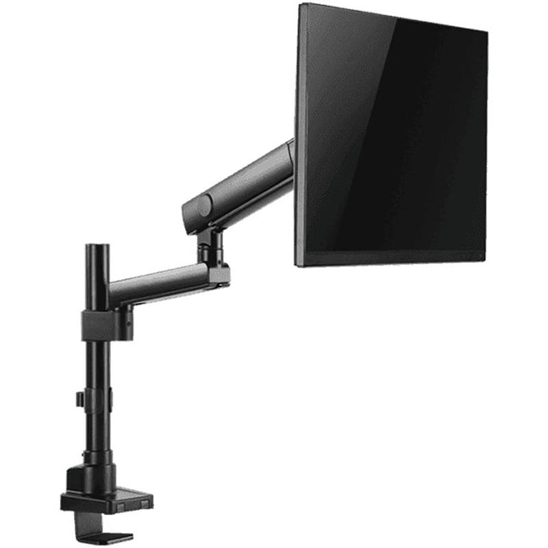 Twisted Minds Single Monitor Aluminum Slim Pole Mounted Spring Assisted Arm – Detachable VESA Plate Design, Smooth Arm Insertion (Model TM-20-C06P) - Image 3