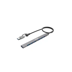 Go-Des GD-UC706 7-in-2 USB Hub – Type-C Multiplexer & Port Expander