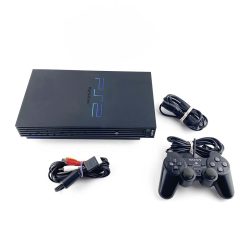 Sony PlayStation 2 Console – Black: Iconic Gaming System, DualShock 2 Controller, DVD Playback, Massive Game Library, Backward Compatibility