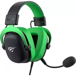 Havit H2002D Wired Gaming Headset Bahrain – Black & Green