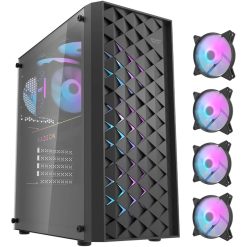 Aigo Darkflash DK351 Gaming PC Case with Efficient Cable Management