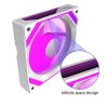 Aigo AIR12 120mm ARGB Reverse Fan Installed in PC Case
