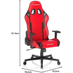 P Series Red & Black Gaming Chair with ergonomic support