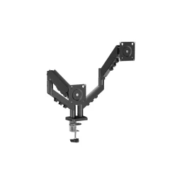GAMEON GO-5550 Dual Gas Spring Monitor Arm – Adjustable Double Mount for Gaming & Office Use