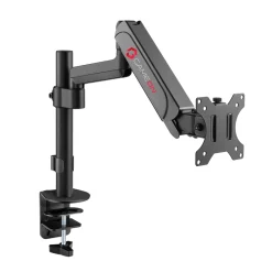 Gameon GO-3363 Heavy-Duty Single Monitor Arm – Spring-Assisted, Pole-Mounted, 17"–32", 9kg Load – For Gaming & Office