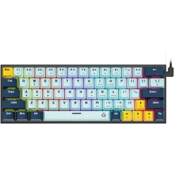 Fantech MK874V2 Atom 63 Keys Sky Blue Mechanical Keyboard
