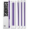 AsiaHorse 18AWG Sleeved PSU Extension Cable Kit Soft Braided Custom Mod Cables with Dual-Color Comb Set 24-Pin 8-Pin 6+2-Pin 4+4-Pin Connectors 30CM - Snow Purple
