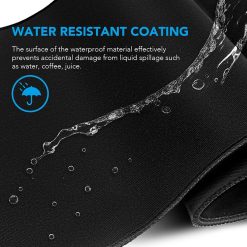XXL Large Gaming Mouse Pad 31.5" x 15.7" Extended Desk Mat Non-Slip Rubber Base Waterproof Surface Stitched Edges for Gamers Office & Home Black
