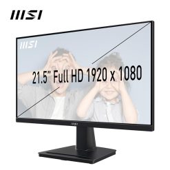 شاشة MSI Pro MP225 للأعمال والألعاب مقاس 21.5 بوصة بدقة FHD ولوحة IPS، بتردد 100Hz وزمن استجابة 1ms ومزامنة متكيفة و16.7 مليون لون