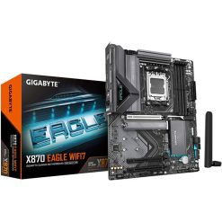 لوحة Gigabyte X870 EAGLE WiFi7 الأم – AM5 DDR5 ATX، وPCIe 5.0، وWi‑Fi 7، وUSB4، باللون الأسود