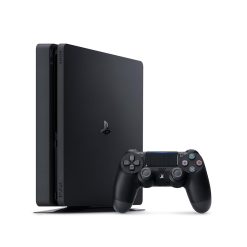Sony PlayStation 4 Slim 500GB Console, 1 Controller, Used – Black