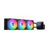 Xigmatek Connect 360 Smart LCD ARGB CPU Liquid Cooler – Black, 360mm Radiator, Customizable Display, High-Performance PWM Fans, Low-Noise Cooling