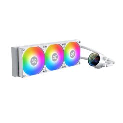 Xigmatek Fenix II 360 White – All-in-One RGB Liquid CPU Cooler, 360mm Radiator, High-Performance PWM Fans, Low-Noise Cooling for Gaming PC