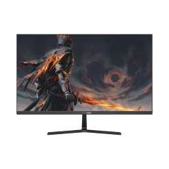 شاشة ألعاب GAMEON مقاس 27″ بدقة FHD – معدل تحديث 180Hz، زمن استجابة 0.5 مللي ثانية، HDMI 2.0، مزامنة تكيفية ومتوافقة مع G-Sync، لوحة VA سريعة – أسود (GOPS27180VA)