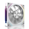 PRISM 5 PRO 120mm ARGB Computer Case Cooling Fan Dual Mode Large Air Volume (Forward Blade) – White