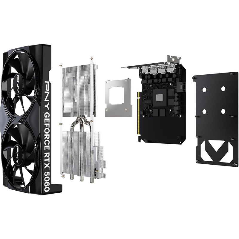 PNY GeForce RTX 5060 (OC) Dual Fan 8GB GDDR7 Gaming Graphics Card DLSS 4 PCIe 5.0 Blackwell Architecture - Image 3