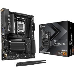 ASRock X870 Challenger WiFi AMD X870 ATX Motherboard for Ryzen 9000 Series with DDR5 8000+MHz OC, PCIe 5.0, WiFi 7 & USB4