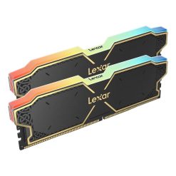 Lexar THOR RGB 32GB (2x16GB) DDR5 6000MHz CL38 Desktop Gaming Memory Kit Black | LD5U16G60C38BG-RGD