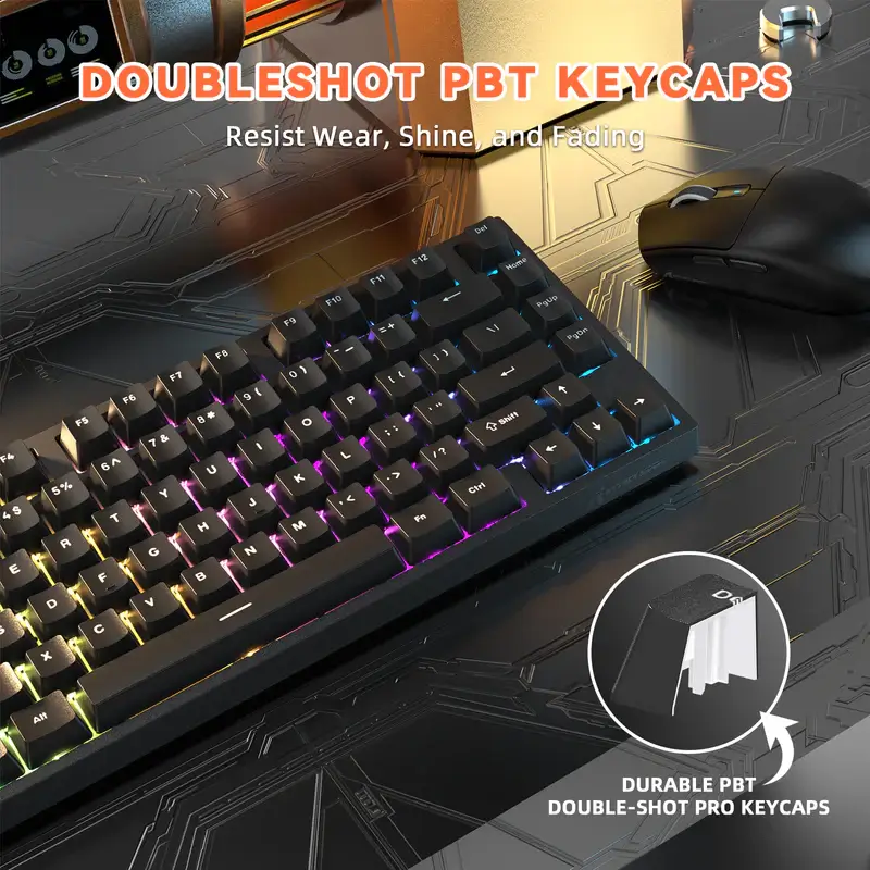 Buy Attack Shark R82 HE Rapid Trigger Magnetic Gaming Keyboard in Bahrain | 8KHz Hall Effect Keyboard - Image 5
