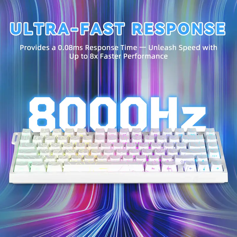 Buy Attack Shark R82 HE Rapid Trigger Magnetic Gaming Keyboard in Bahrain | 8KHz Hall Effect Keyboard - Image 3