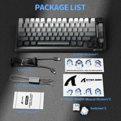 Attack Shark X820 Ultra Tri-Mode Wireless Mechanical Keyboard with TFT Display & Knob – Bahrain